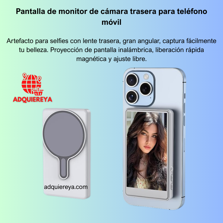 MINI PANTALLA SELFIE MAGNÉTICA PARA IPHONE