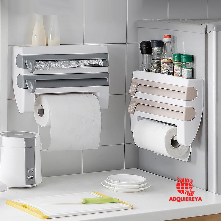 DISPENSADOR DE PAPEL 4 EN 1