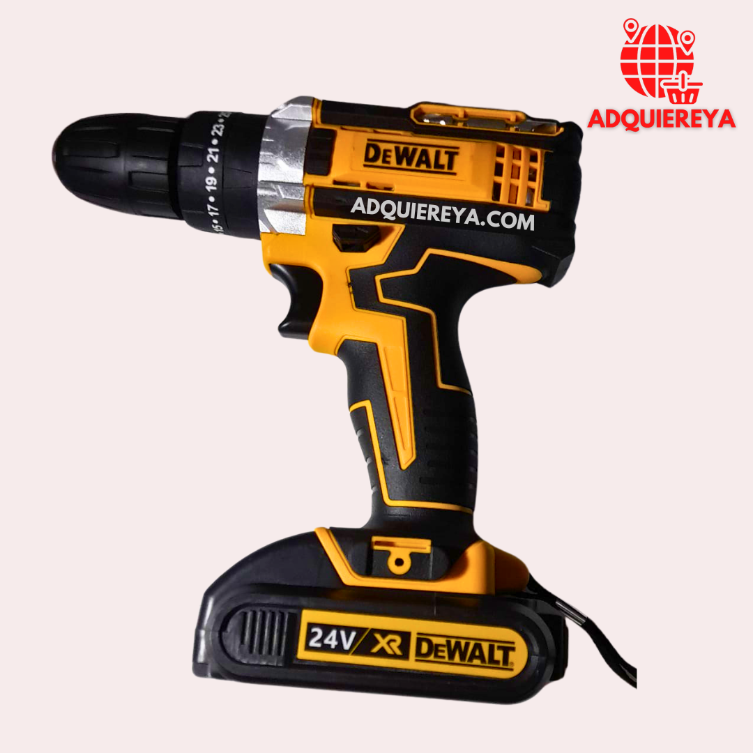 TALADRO ATORNILLADOR Y PERCUTOR 24V DeWALT