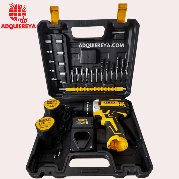 TALADRO ATORNILLADOR Y PERCUTOR 18V DeWALT