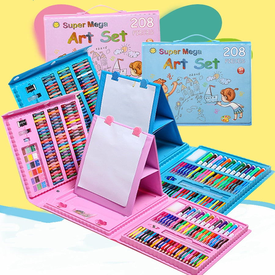 MEGA SET DE 208 PIEZAS DE ARTE
