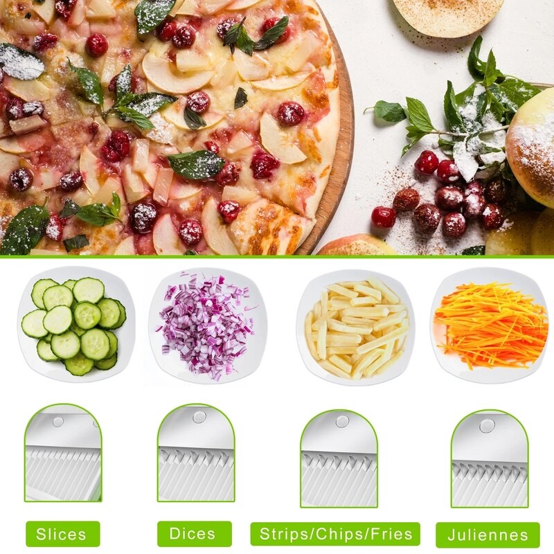 RALLADOR MULTIFUNCIONAL DE FRUTAS Y VERDURAS
