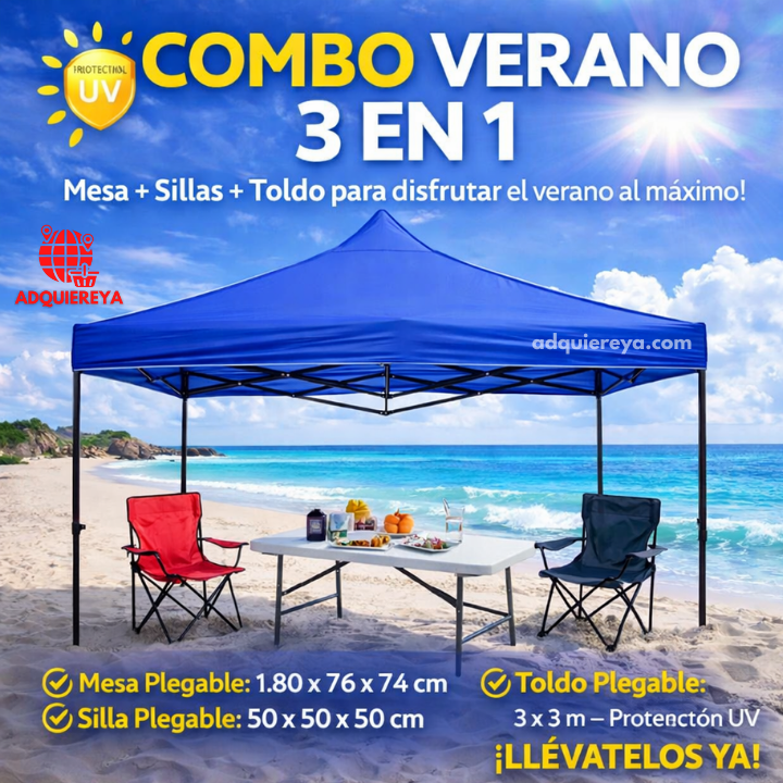 COMBO VERANO IMPERDIBLE 3 EN 1