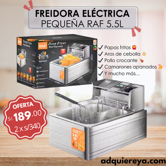 FREIDORA ELÉCTRICA RAF 5.5L