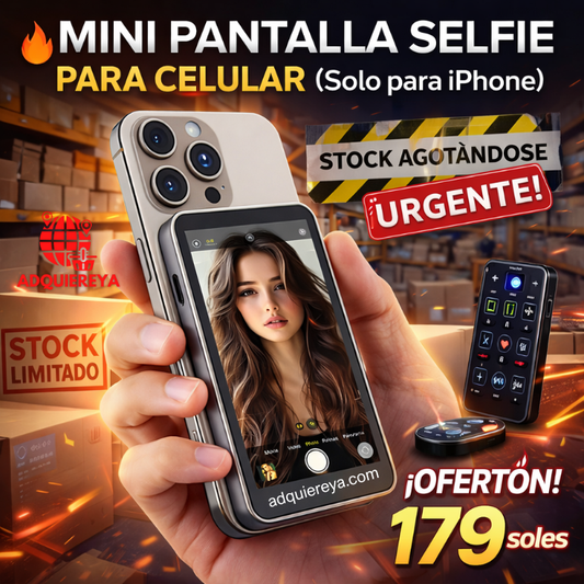 MINI PANTALLA SELFIE MAGNÉTICA PARA IPHONE