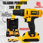 TALADRO PERCUTOR 24V 3/8'' INALÁMBRICO ATORNILLADOR XTD