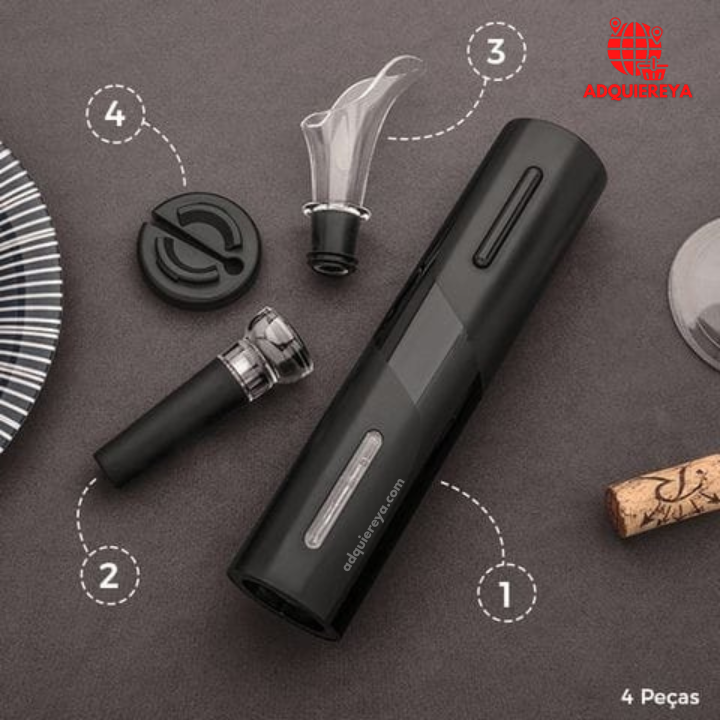 VinoClick – Set de Vino Eléctrico 4 en 1