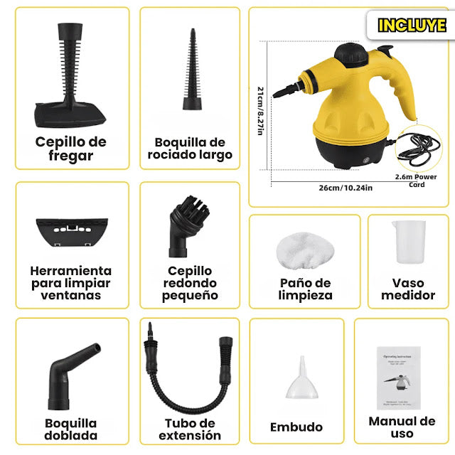 LIMPIADOR A VAPOR MULTIFUNCIONAL