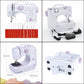 🧵 MAQUINA DE COSER CON COSTURA INVERSA Y 12 PUNTADAS CON MESA