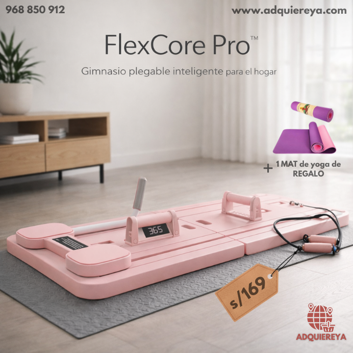 FlexCore Pro - Gimnasio plegable inteligente para el hogar