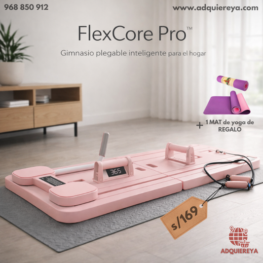 FlexCore Pro - Gimnasio plegable inteligente para el hogar