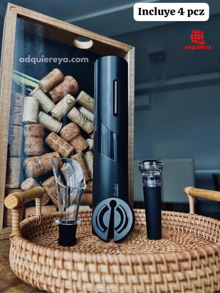 VinoClick – Set de Vino Eléctrico 4 en 1