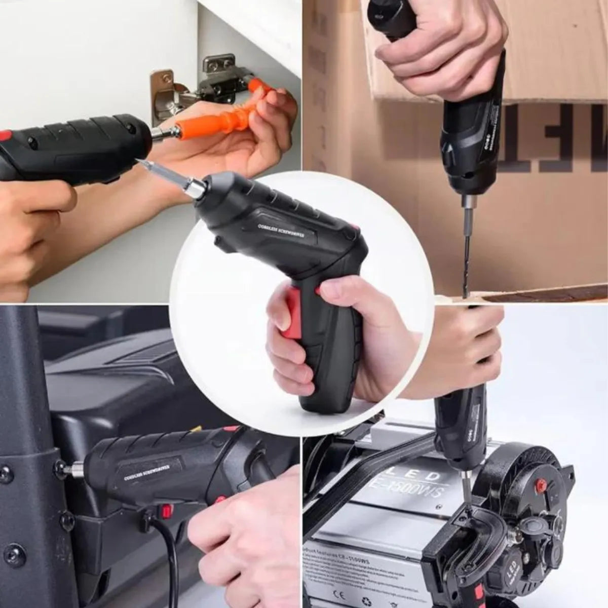 DESTORNILLADOR INALÁMBRICO MULTIUSOS 47 EN 1 RECARGABLE